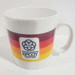 VTG Walt  Disney World Epcot Center Souvenir Coffee Mug.